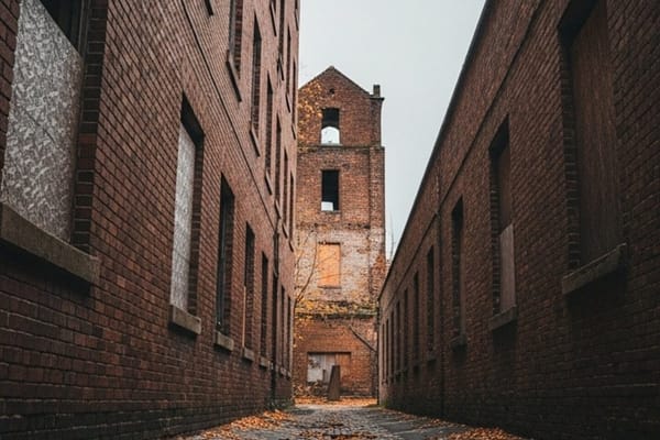 abandoned alley Mobile wallpaper