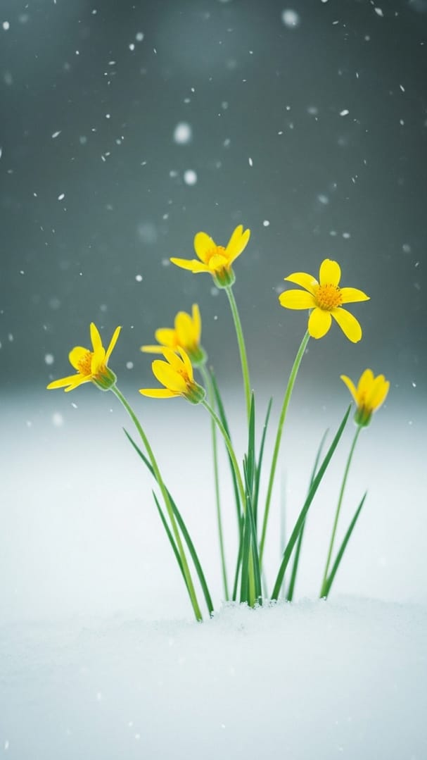 Soft Winter Mobile Wallpaper