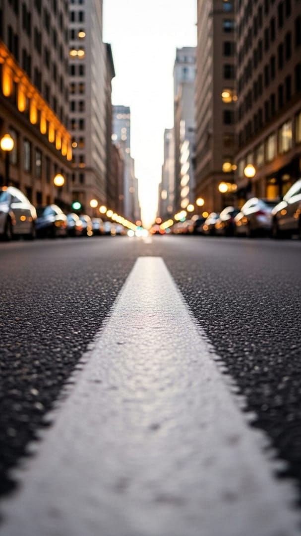 White Line Mobile Wallpaper